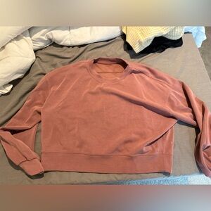 Lululemon softstreme perfectly oversized cropped crew